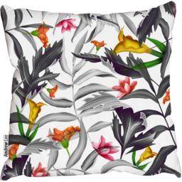 Tropical flower, plant Outdoor Cushion - Yellow / 60cm - thumbnail 2