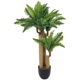 Artificial Persian Grass in Plastic Pot - Green - thumbnail 3