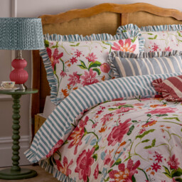 Claudia Floral Duvet Cover Set - Multicolour / Double - thumbnail 3