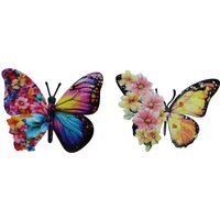 Indoor and Outdoor Floral Butterfly Art - - image 1
