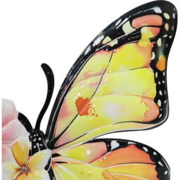 Indoor and Outdoor Floral Butterfly Art - - thumbnail 5