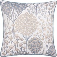 Ophelia Floral Jacquard Cushion  - Wedgewood