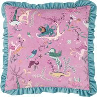 Athena Printed Velvet Cushion - Lilac / 80 Feather 20 Polyester - image 1