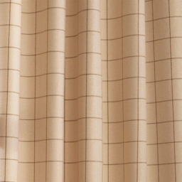 Ellis Check Room Darkening Eyelet Curtain Pair - Natural / 229cm / 137cm - thumbnail 3