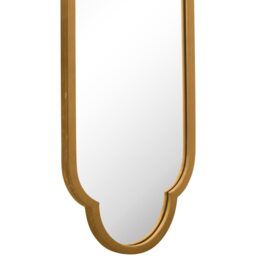 Duplici Gold Double Arched Garden Mirror - Gold / 35.5cm - thumbnail 4