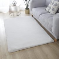 Lux Faux Rabbit Fur Rug - Mink - image 1