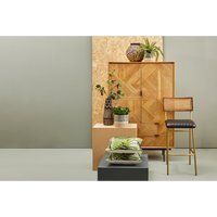 Jada Small Striped Planter - Black & White