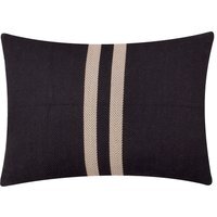 Benton Cotton Cushion - Black / 80 Feather 20 Polyester