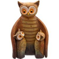Owl Family Ornament - Brown