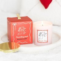 Cherub's Kiss Passionberry Peach Candle Romantic Scented Gift - Peach