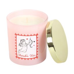 Cherub's Kiss Passionberry Peach Candle Romantic Scented Gift - Peach - thumbnail 2
