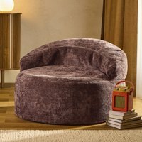 icon Orb Accent Chair Woven Chenille, Mulberry - Burgundy