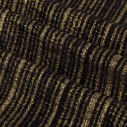 Set of 2 Jupiter Chenille Jacquard Eyelet Curtains - Black/Gold / 168cm / 229cm - thumbnail 4