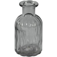 Grey Glass Bud Vase - H13.7 / 13.7cm - image 1