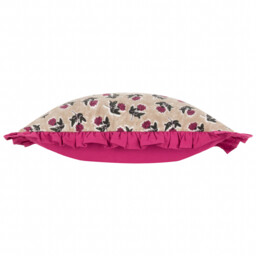 Kemble Printed Cushion - Violet / 80 Feather 20 Polyester - thumbnail 5
