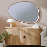 Natural Wood Organic Mirror - Wood - thumbnail 1