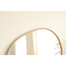 Natural Wood Organic Mirror - Wood - thumbnail 2