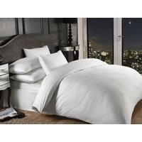 Grosvenor Fitted Sheet - White / Double