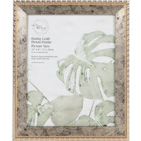 Emilia Gold Detail Frame 10x8 - Gold