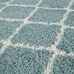 Myshaggy Moroccan Design Rug - Duck Egg Blue / 140x200cm - thumbnail 3