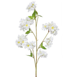 Artificial Silk Apple Tree Blossom 80cm - White - thumbnail 3