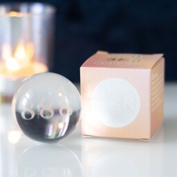 888 Angel Number Crystal Ball For Abundance And Guidance - Grey - thumbnail 3