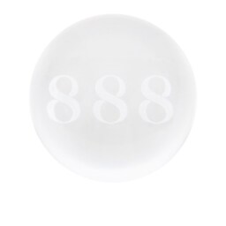 888 Angel Number Crystal Ball For Abundance And Guidance - Grey - thumbnail 2