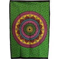 Vibrant Cotton Mandala Wall Art 70x110cm - Bright Home Decor - Multi