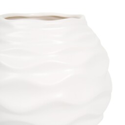 Sabrina Wavy Vase - White - thumbnail 2