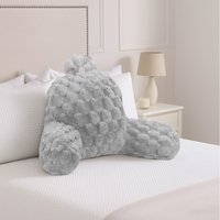 Comforting Back Support Chunky Popcorn Back Cushion - Silver