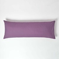 200 Thread Count Egyptian Cotton Body Size Pillowcase - Grape