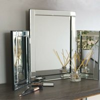 Tri Fold Vanity Mirror  - Clear - thumbnail 1