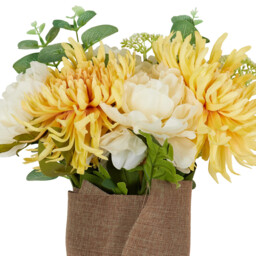 Fuji & Peony Bouquet - Yellow - thumbnail 3