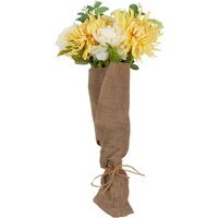 Fuji & Peony Bouquet - Yellow - thumbnail 1