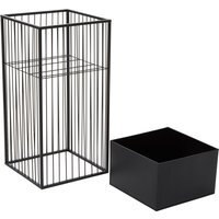 Alden Floor Standing Planter - Black