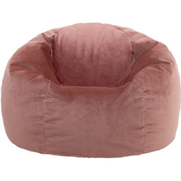 icon Kingston Classic Velvet Bean Bag and Footstool - Dawn Pink - thumbnail 5