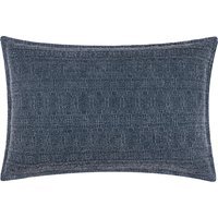 Ramas Jacquard Cushion - Indigo / Polyester