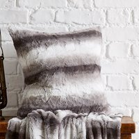 2 Pack Bellissimo Luxury Faux Fur Cushion Cover - Silver Grey