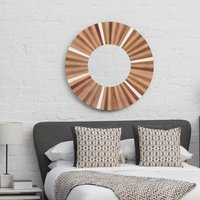 Verona Floral Wall Mirror - Natural