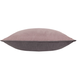 Moonlit Flight Embroidered Velvet Cushion - Dusty Pink / Polyester - thumbnail 3