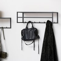 Seaford Coat Rack - Oak and Black - image 1