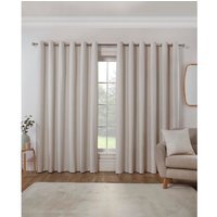 Verona Linen Look Curtains - Natural / 229cm - image 1