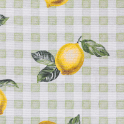 Fruits Lemons Striped Indoor-Outdoor Rug - Sage - thumbnail 2