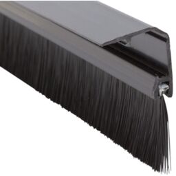 Black Stormguard Draught Excluder Premium Door Brush Seal Concealed Fixings914mm - Grey - thumbnail 2