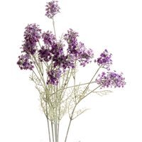 Artificial Foliage Colorful Decor Meadow Flower  - Purple