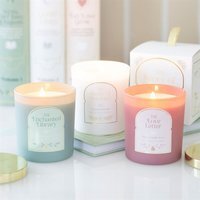 Serenity Coconut Vanilla Candle Relaxing Home Fragrance Gift - White - image 1