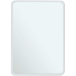 Frameless Rectangular Wall Mirror with Smooth Edges - White / Big - thumbnail 4