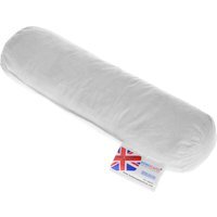 Homescapes Duck Feather Bolster Cushion Insert - White / 30cm - thumbnail 1