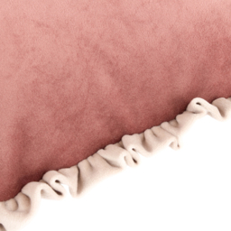 Tilly Velvet Cushion 30 x 50cm - Poached Pear/Shell / Polyester - thumbnail 3