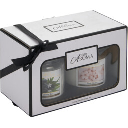 Calming Spa & Fresh Cotton Candle Pack - White - thumbnail 3